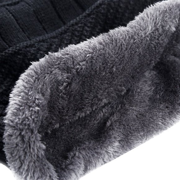 Winter Knit Skull Cap Woolen Slouchy Beanie Hat - Picture 7 of 8